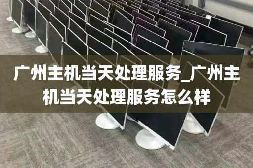 广州主机当天处理服务_广州主机当天处理服务怎么样
