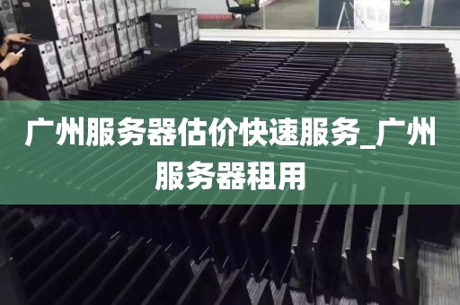 广州服务器估价快速服务_广州服务器租用