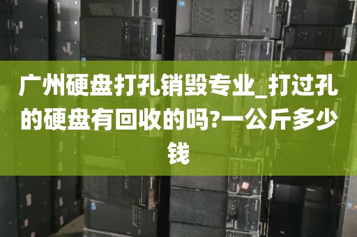 广州硬盘打孔销毁专业_打过孔的硬盘有回收的吗?一公斤多少钱
