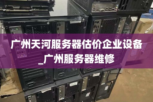 广州天河服务器估价企业设备_广州服务器维修