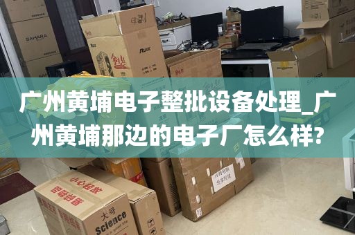 广州黄埔电子整批设备处理_广州黄埔那边的电子厂怎么样?