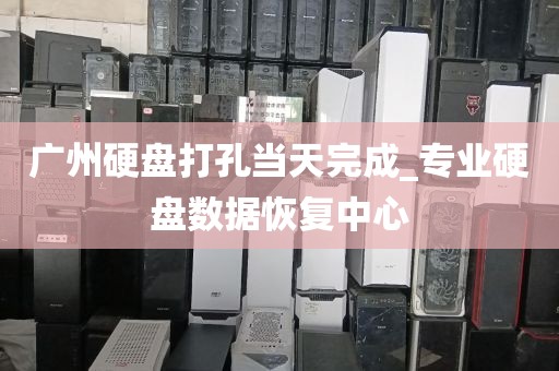 广州硬盘打孔当天完成_专业硬盘数据恢复中心