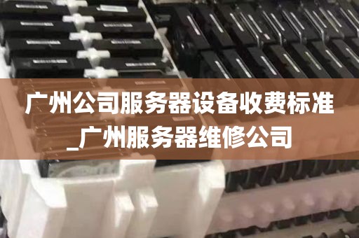 广州公司服务器设备收费标准_广州服务器维修公司