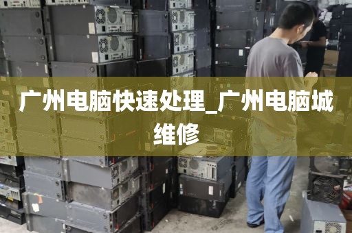 广州电脑快速处理_广州电脑城维修