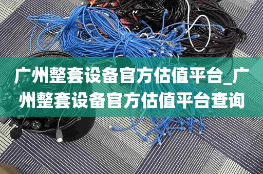 广州整套设备官方估值平台_广州整套设备官方估值平台查询