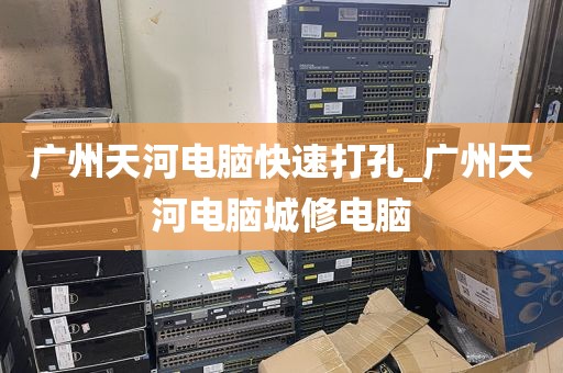 广州天河电脑快速打孔_广州天河电脑城修电脑