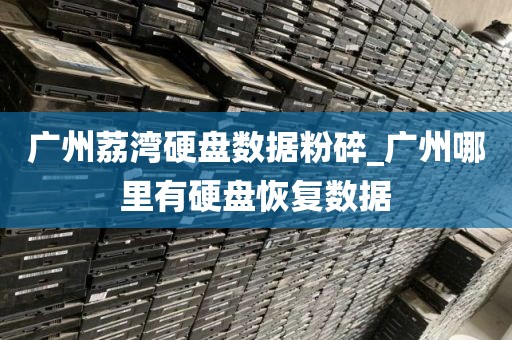 广州荔湾硬盘数据粉碎_广州哪里有硬盘恢复数据