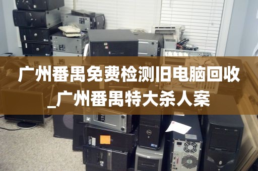 广州番禺免费检测旧电脑回收_广州番禺特大杀人案