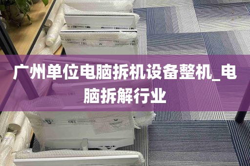 广州单位电脑拆机设备整机_电脑拆解行业