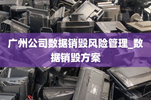 广州公司数据销毁风险管理_数据销毁方案