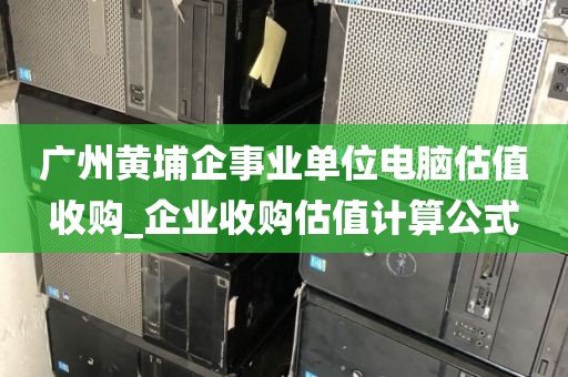 广州黄埔企事业单位电脑估值收购_企业收购估值计算公式