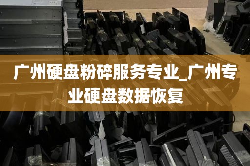 广州硬盘粉碎服务专业_广州专业硬盘数据恢复