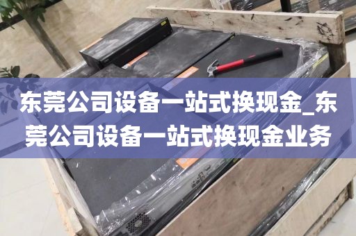 东莞公司设备一站式换现金_东莞公司设备一站式换现金业务