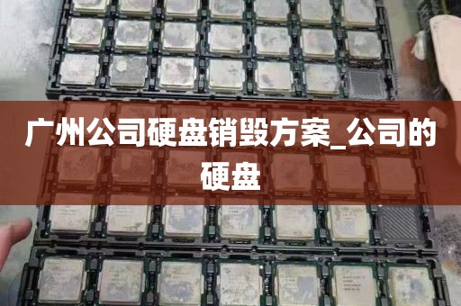 广州公司硬盘销毁方案_公司的硬盘