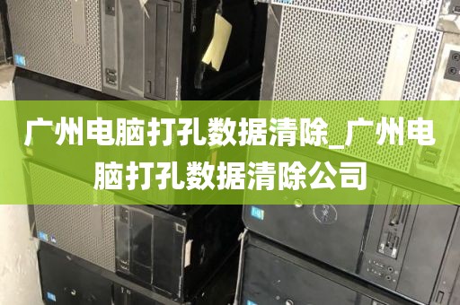 广州电脑打孔数据清除_广州电脑打孔数据清除公司