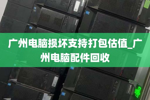 广州电脑损坏支持打包估值_广州电脑配件回收