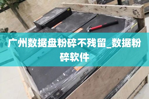 广州数据盘粉碎不残留_数据粉碎软件