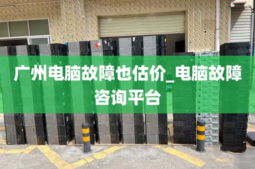 广州电脑故障也估价_电脑故障咨询平台