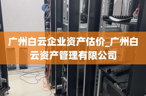广州白云企业资产估价_广州白云资产管理有限公司