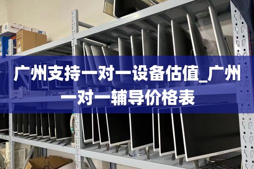 广州支持一对一设备估值_广州一对一辅导价格表
