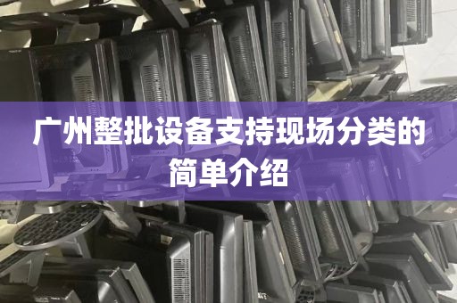 广州整批设备支持现场分类的简单介绍