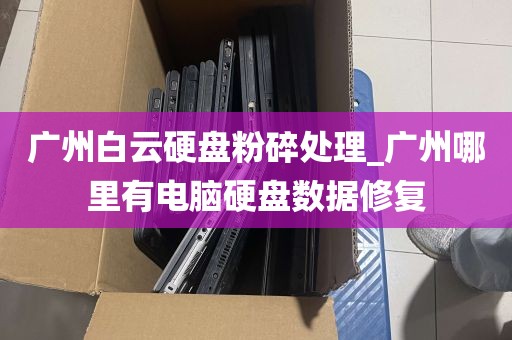 广州白云硬盘粉碎处理_广州哪里有电脑硬盘数据修复