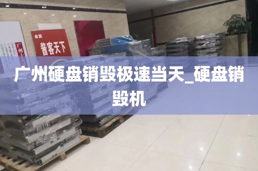 广州硬盘销毁极速当天_硬盘销毁机