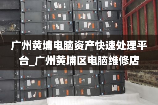 广州黄埔电脑资产快速处理平台_广州黄埔区电脑维修店