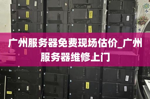 广州服务器免费现场估价_广州服务器维修上门