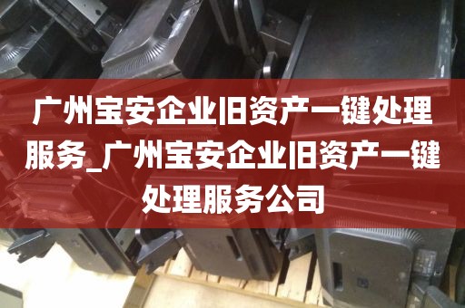 广州宝安企业旧资产一键处理服务_广州宝安企业旧资产一键处理服务公司