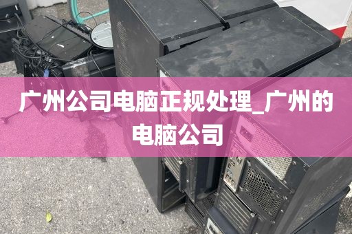 广州公司电脑正规处理_广州的电脑公司