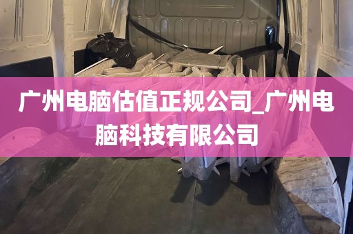 广州电脑估值正规公司_广州电脑科技有限公司