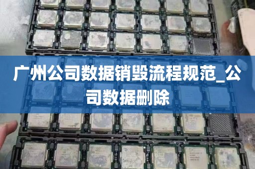 广州公司数据销毁流程规范_公司数据删除