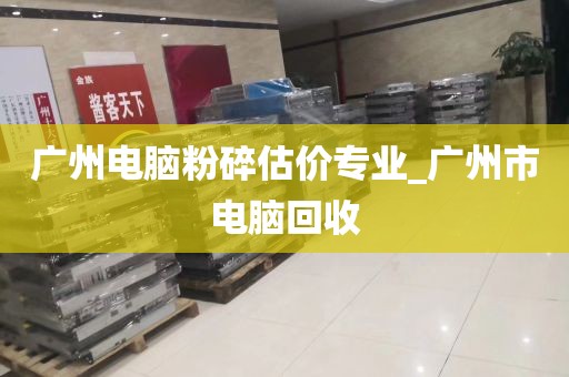 广州电脑粉碎估价专业_广州市电脑回收