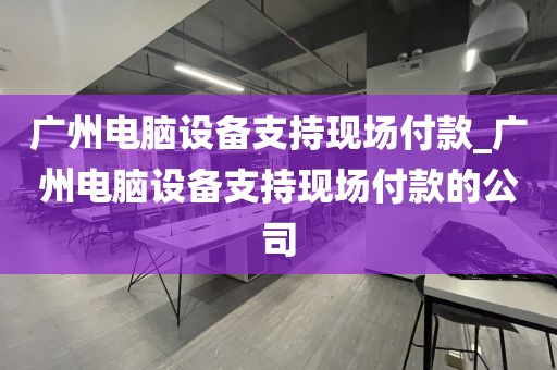 广州电脑设备支持现场付款_广州电脑设备支持现场付款的公司