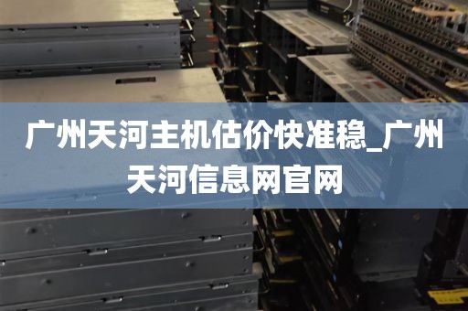 广州天河主机估价快准稳_广州天河信息网官网