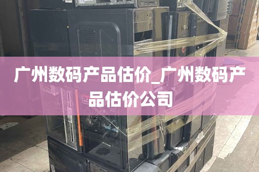 广州数码产品估价_广州数码产品估价公司
