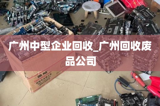 广州中型企业回收_广州回收废品公司