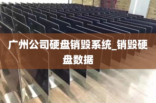 广州公司硬盘销毁系统_销毁硬盘数据