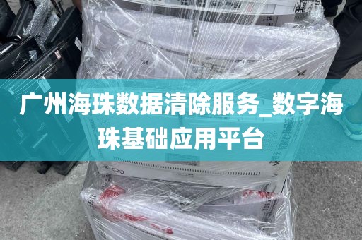 广州海珠数据清除服务_数字海珠基础应用平台