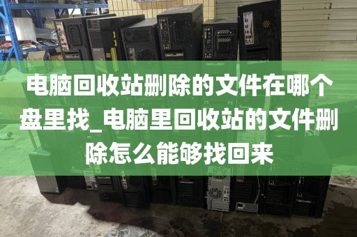 电脑回收站删除的文件在哪个盘里找_电脑里回收站的文件删除怎么能够找回来