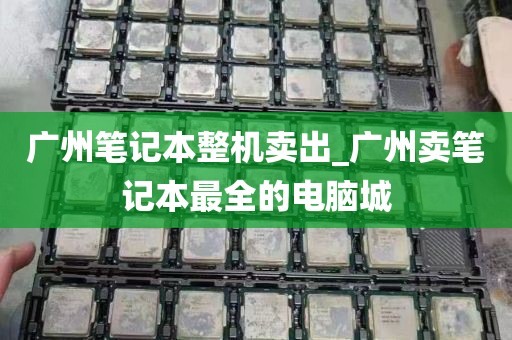 广州笔记本整机卖出_广州卖笔记本最全的电脑城