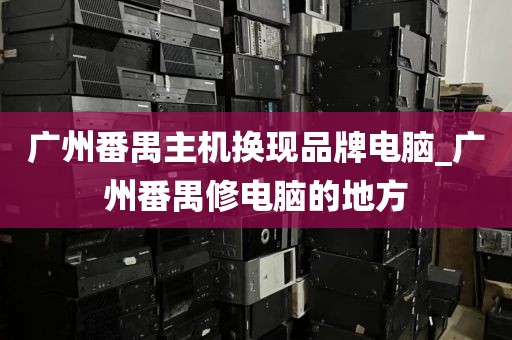 广州番禺主机换现品牌电脑_广州番禺修电脑的地方