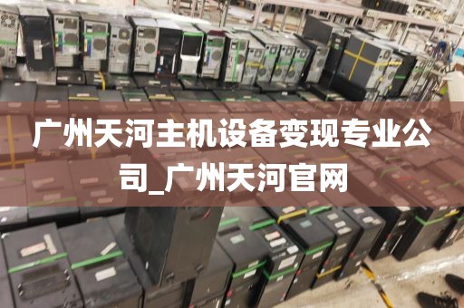 广州天河主机设备变现专业公司_广州天河官网