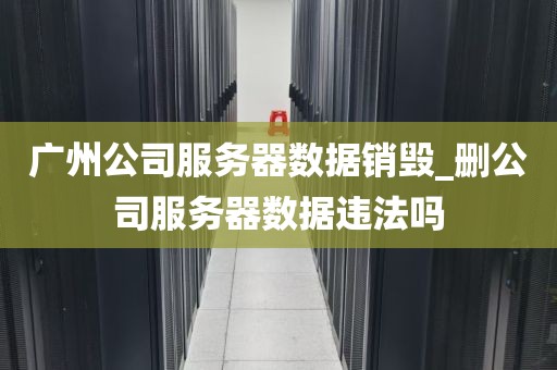 广州公司服务器数据销毁_删公司服务器数据违法吗