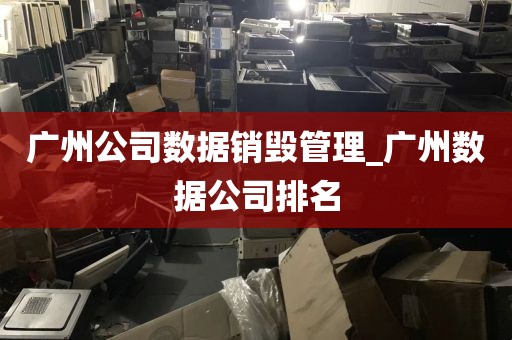 广州公司数据销毁管理_广州数据公司排名