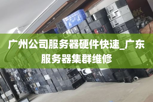 广州公司服务器硬件快速_广东服务器集群维修