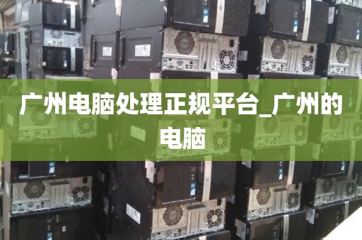 广州电脑处理正规平台_广州的电脑