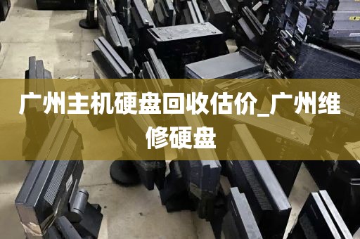 广州主机硬盘回收估价_广州维修硬盘