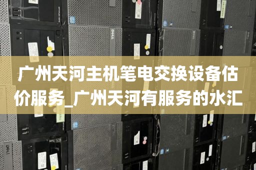 广州天河主机笔电交换设备估价服务_广州天河有服务的水汇